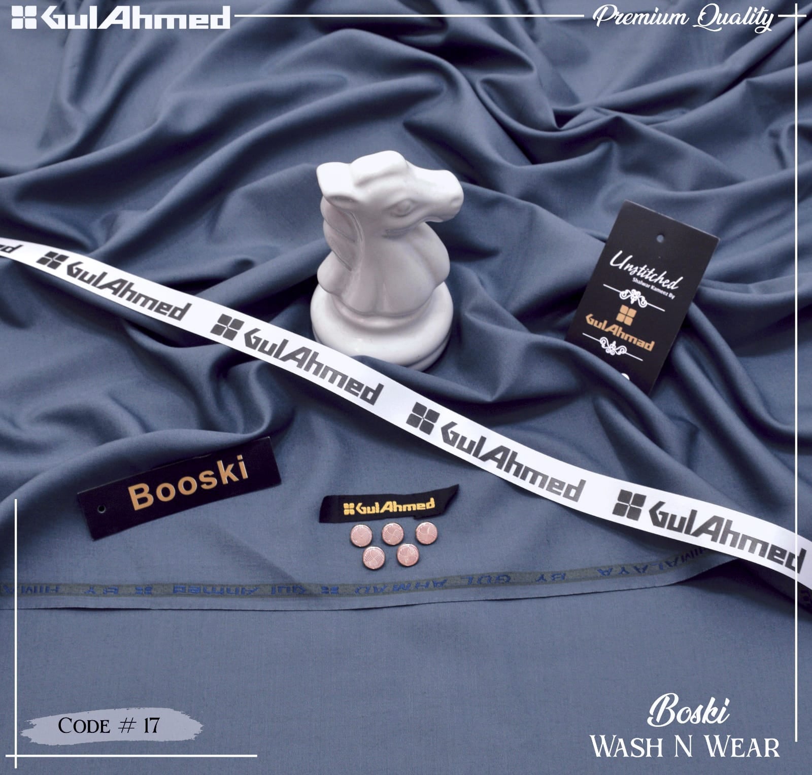 GUL AHMED  Boski Wash & Wear