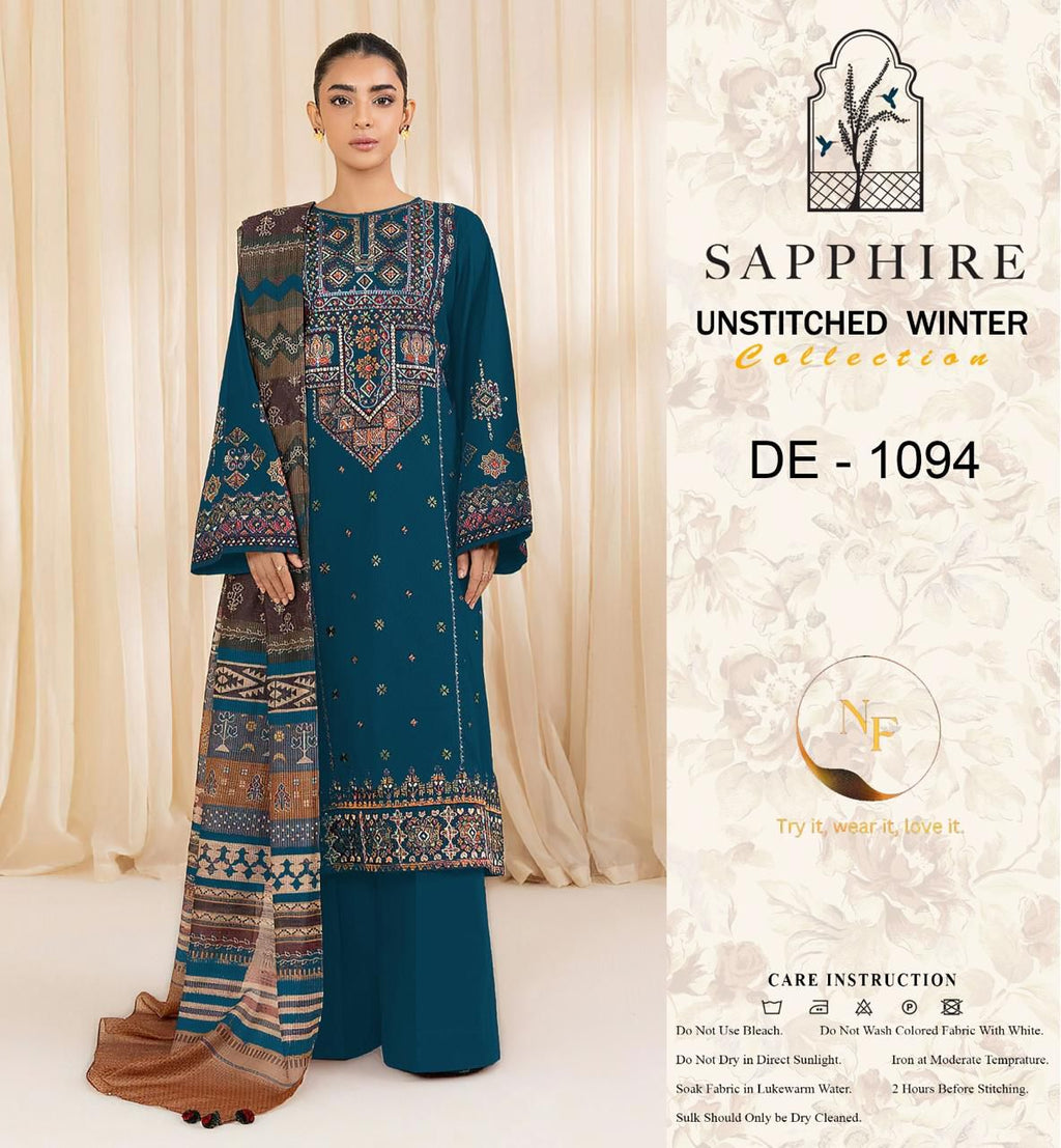 BRAND NAME-SAPPHIRE PREMIUM AIR-JET DHANAK 3PC