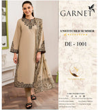 BRAND NAME GARNET 3PC EMB SUITS PREMIUM AIR-JET LAWN