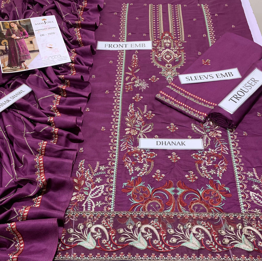 DHANAK WINTER COLLECTION 2026-2027 ASIM JOFA by Orca TEXTILE