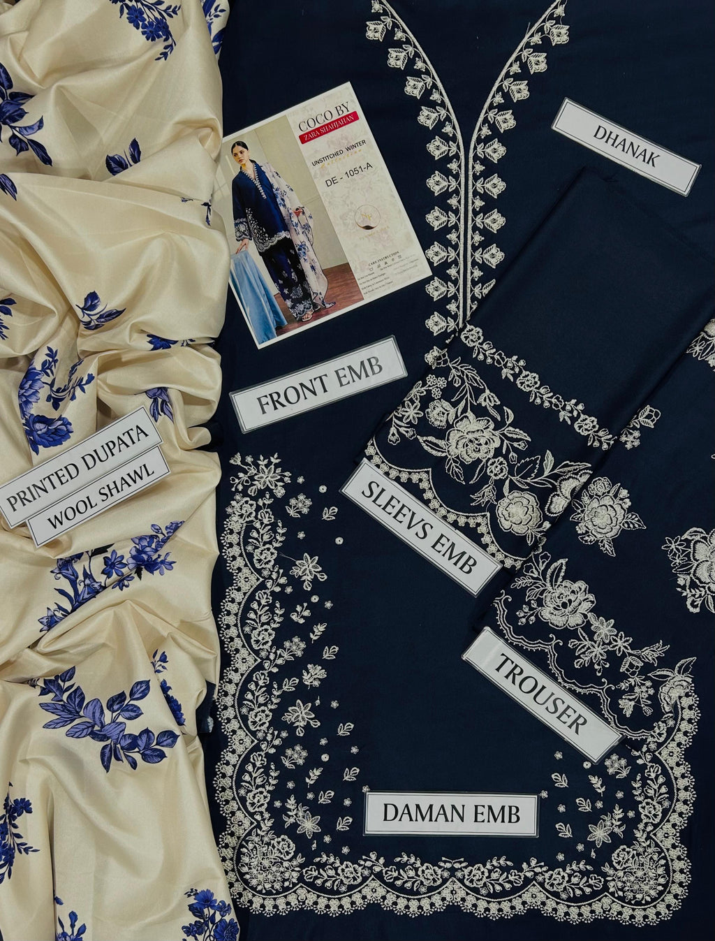 ZARA SHAHJAHAN PREMIUM AIR-JET DHANAK 3PC