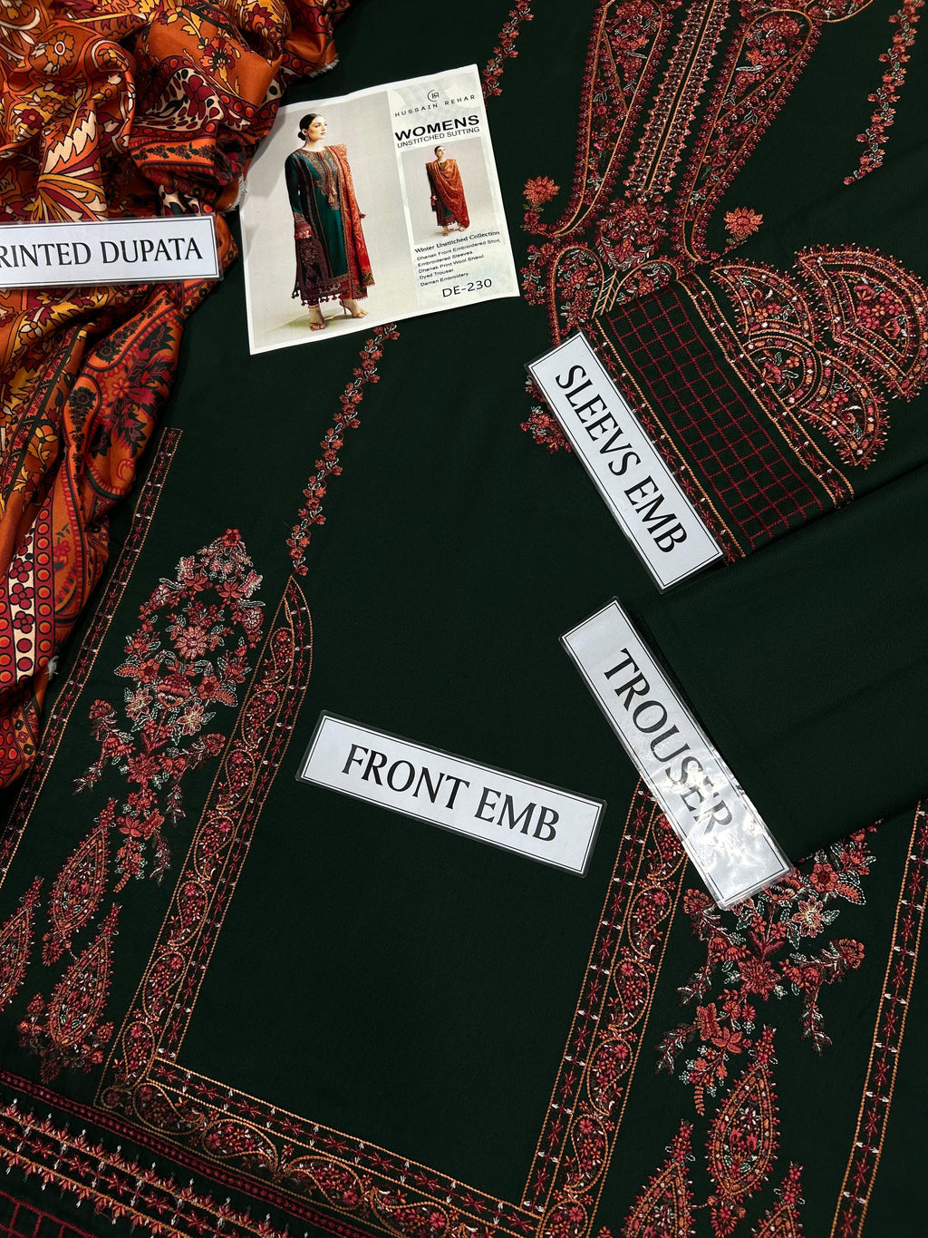BRAND NAME HUSSAIN REHARPREMIUM AIR-JET DHANAK 3PC