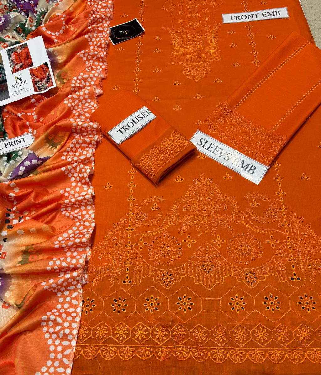 BRAND NAME NUREH PREMIUM AIR-JET LAWN 3PC FANCY