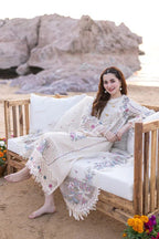 BRAND NAME JAZMIN PREMIUM AIR-JET LAWN 3PC HEAVY EMB EID COLLECTION SUIT
