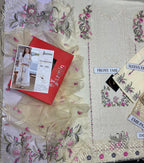 BRAND NAME JAZMIN PREMIUM AIR-JET LAWN 3PC HEAVY EMB EID COLLECTION SUIT